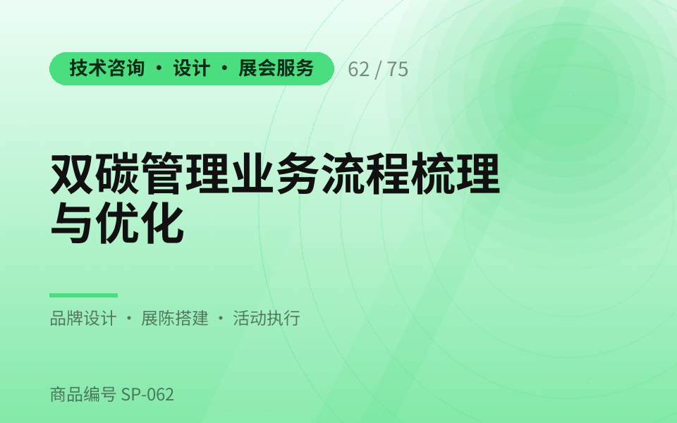 双碳管理业务流程梳理与优化